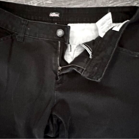 Dickies Black Relaxed Fit Pants Size 4 Reg - Picture 3 of 7